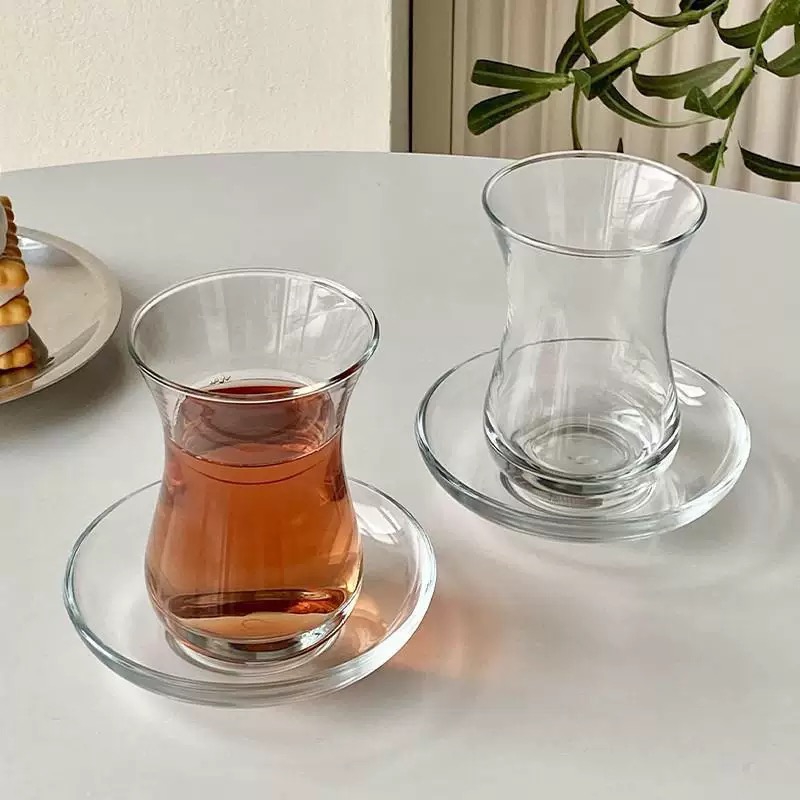 Wholesale Turkish Red Tea Glass Arabic Tea Glass Cups