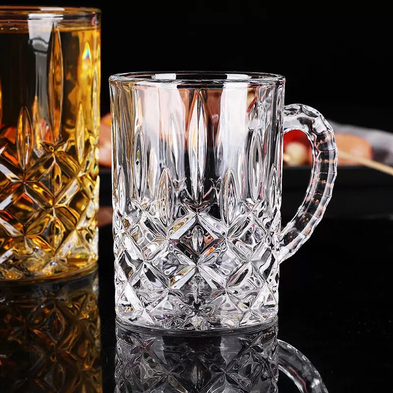 Transparent clear Whisky Beer Glass Glass Beer Mug Craft Beer Glass
