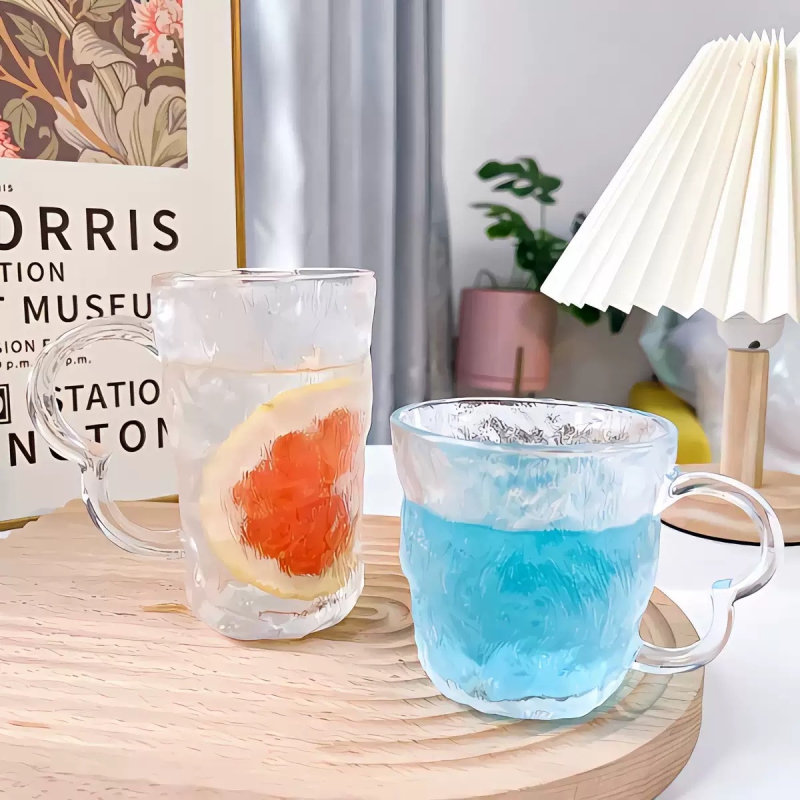 Glass Water Cup Juice Milk Beverage Drinking Tumbler for Restaurant Tableware