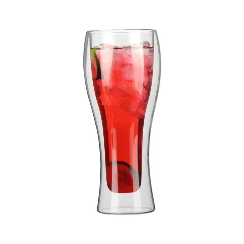 Double Wall Coffee Glass Cups Double Layer Insulated Glass Coffee Mugs