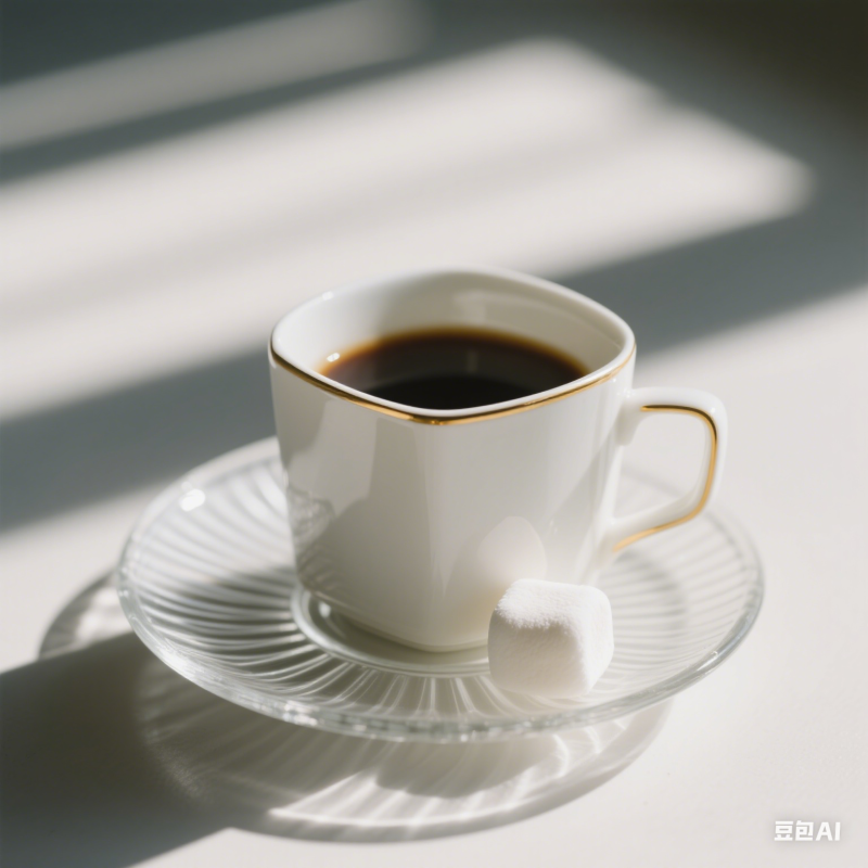 Home Office Simple Coffee Cup and Plate Combination for Afternoon Tea and Water Drinking