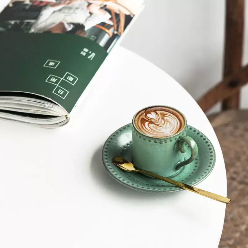  Ceramic Coffee Tea Cup Saucer Sets Porcelain Vintage Coffee Tea Set