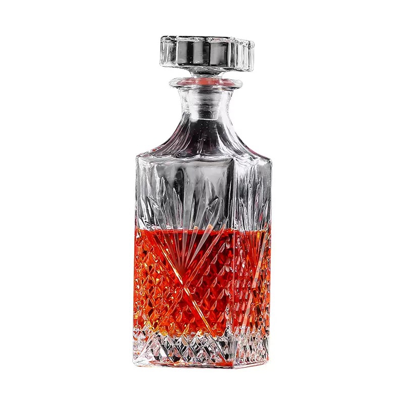 Decanter for Liquor Tequila Vodka Brandy Drinking Wholesale High Quality Whiskey Decanter Various Style Glass