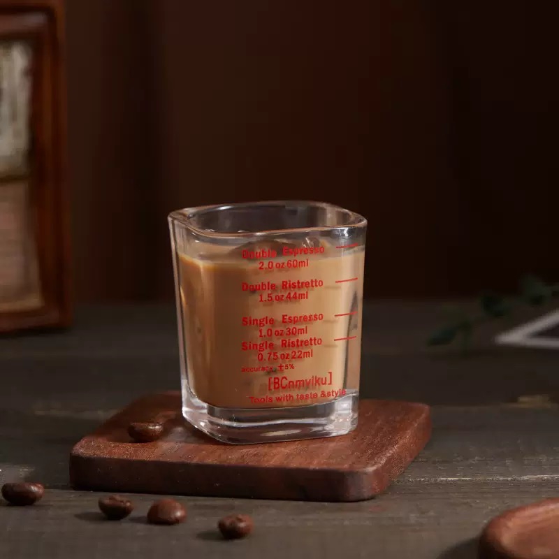 Square Whiskey Cup Tequila Vodka Blanks Espresso Sublimation Glass Shot Glasses
