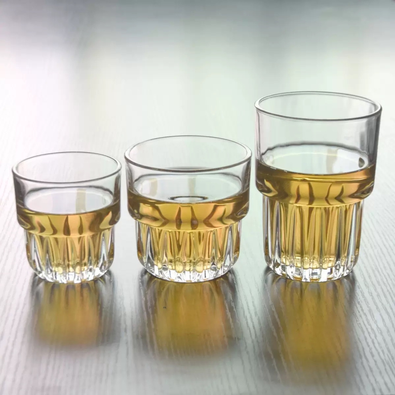 Factory Wholesale Hot Sale Cheap Price New Stackable Fruit Tea Milk Drink Juice Dining Coffee Glass Cup