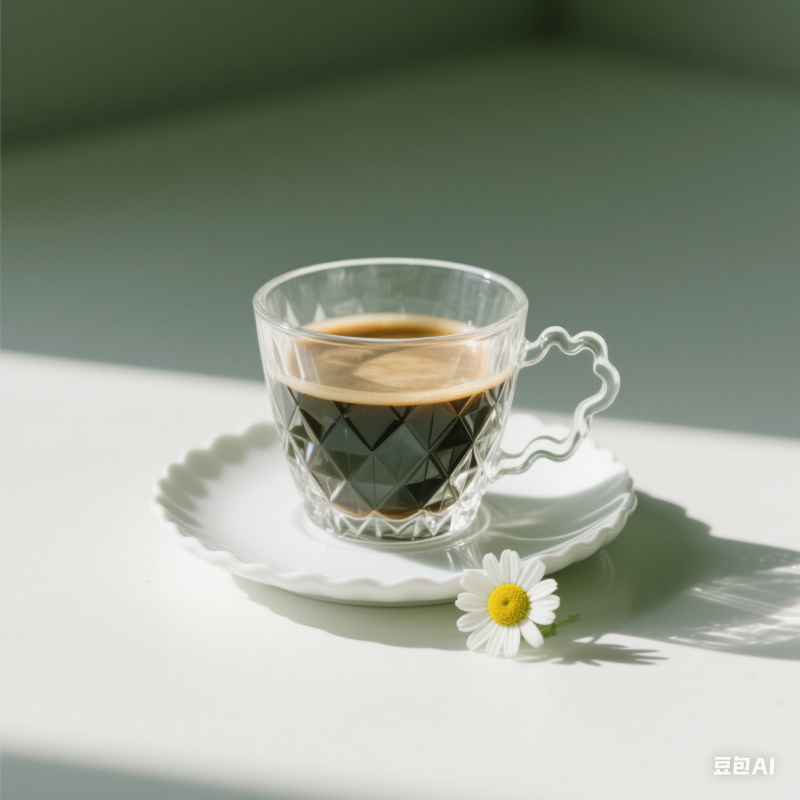 High Quality Transparent Glass Tea Cup for Coffee Cappuccino or Other Beverages Factory Wholesale