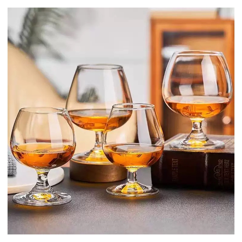 Wholesale Luxury Custom Red Wine Whisky Brandy Glass Cup Banquet Party Large Capacity Glass