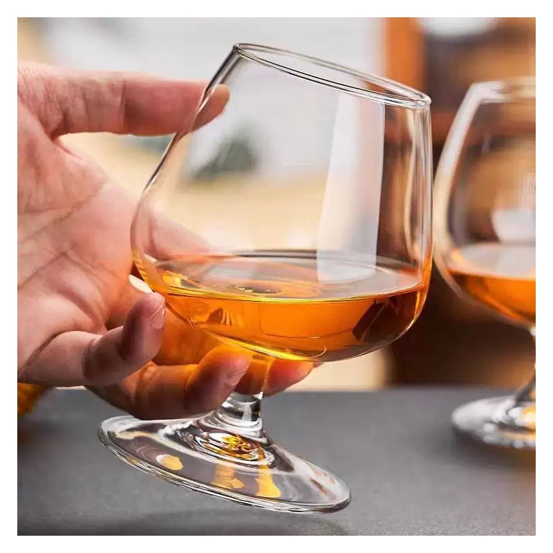 Custom Logo Reusable Short Red Wine Glass Cup Whiskey Liqueur Glasses for Restaurant Bar Party