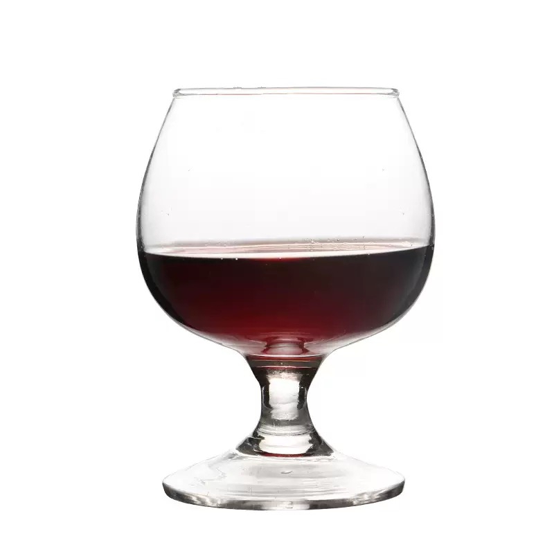 Customized Size Clear Brandy Glass Cup Tasting Drinking Glasses Crystal Glass for Red Wine 