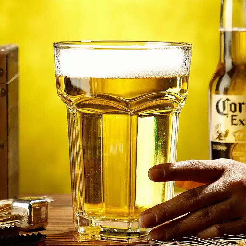 Bar Conical Pint Beer Glass Etched Shaker Pint Glasses
