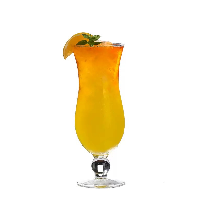 Wholesale New Arrival Clear  Glass 17 oz Party Bar Juice Creative Reusable Round Ball Cup