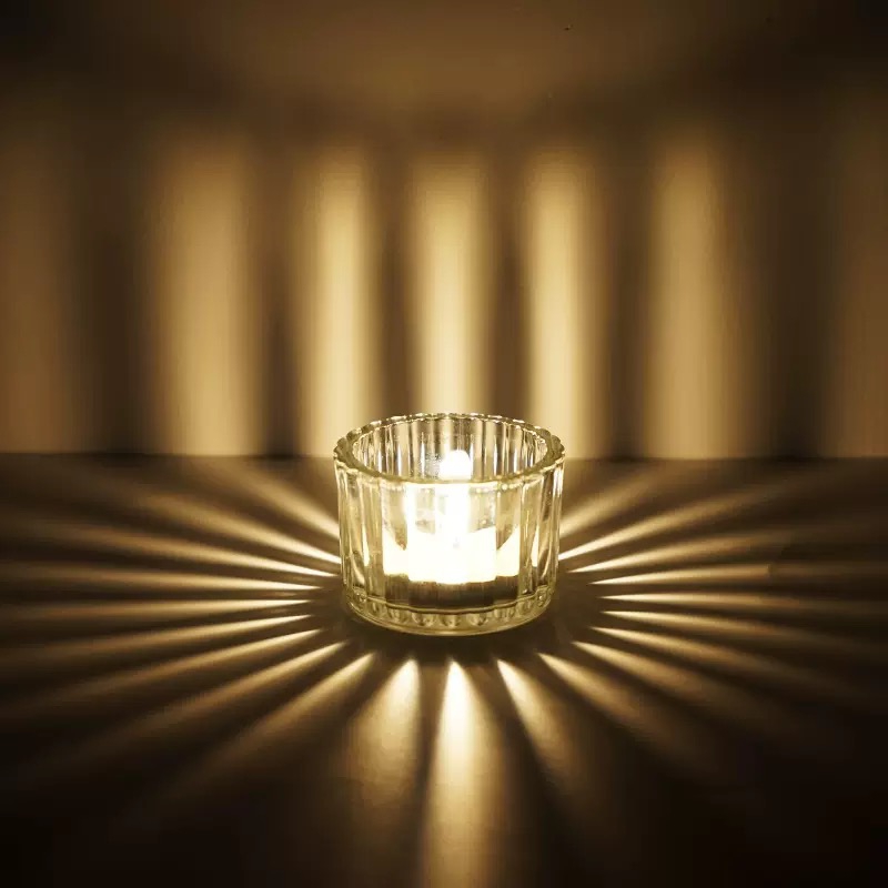 Custom Retail square Shooter Glass Tumblercandle candle Cup
