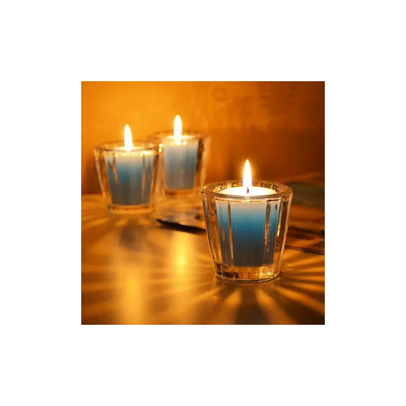 High Borosilicate Glass Candle Holder Luxury Empty Amber Clear Glass Candle Jars