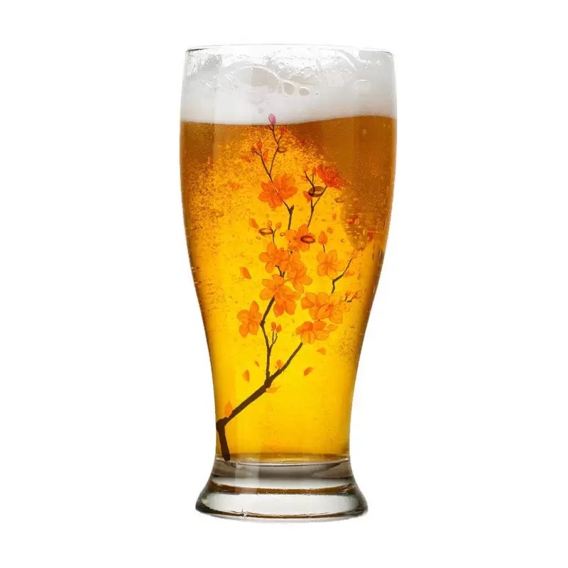 Customizable Patterns Available Cold Color Changing Glass Mug