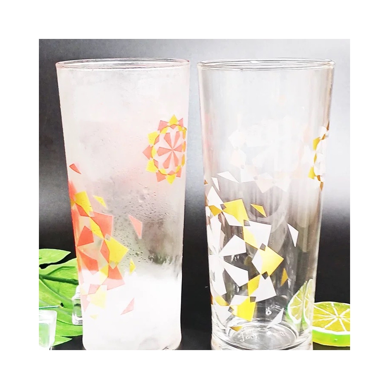 Color Changing Glass Cup Classic Style Mini Square Shot Glass for Whiskey Hotel Use Crystal Material
