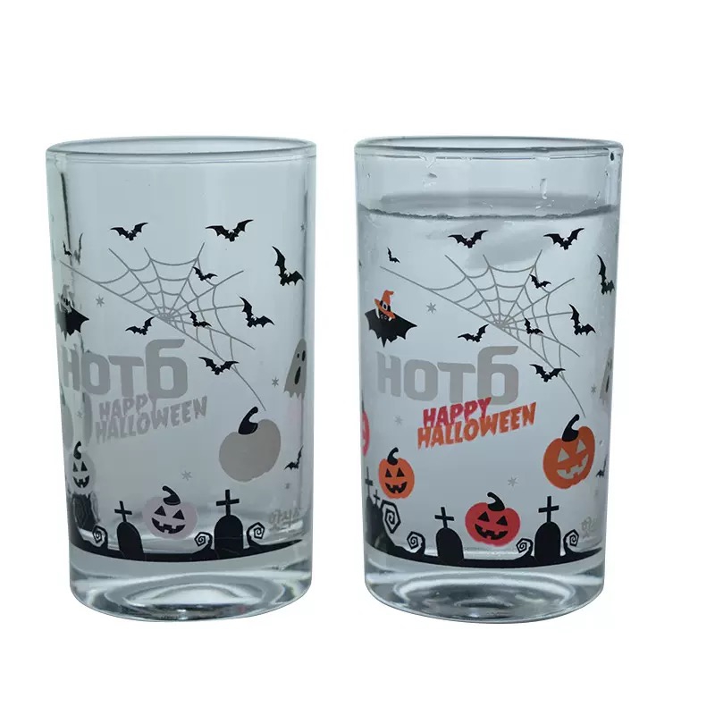 Cold Temperature Color Change Drinking Glass Beer Can Shaped Sublimation Glass Cups