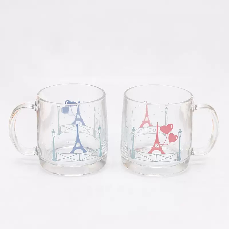 Wholesale Personalized Glass Cup Heat Color Changing Mug Creative Coffee Mug