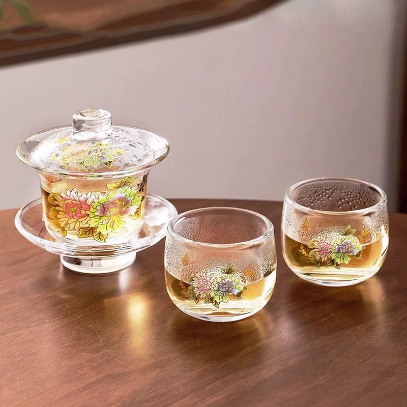 Hot Temperatures Water Juice Color Changing Glass Cup