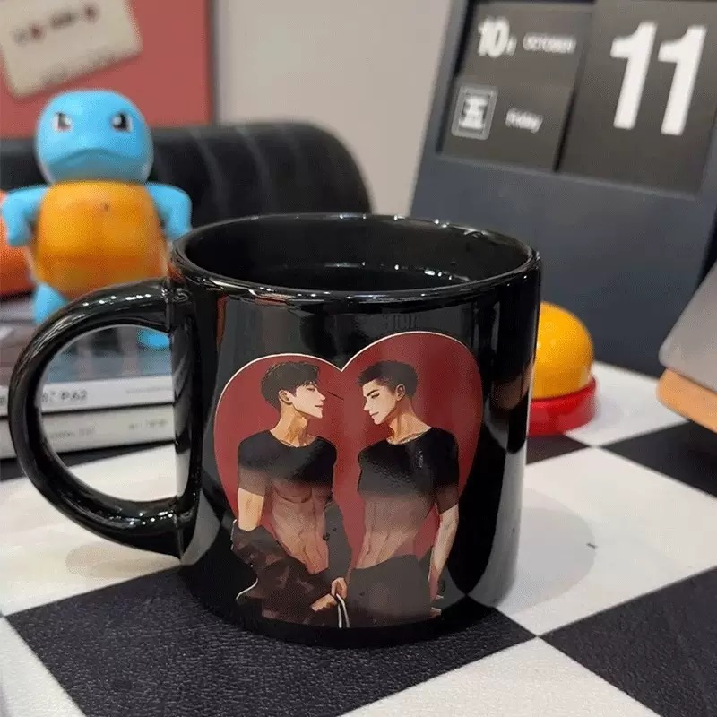 Creative Anime Mug Color Changing Ceramic Coffee Mug