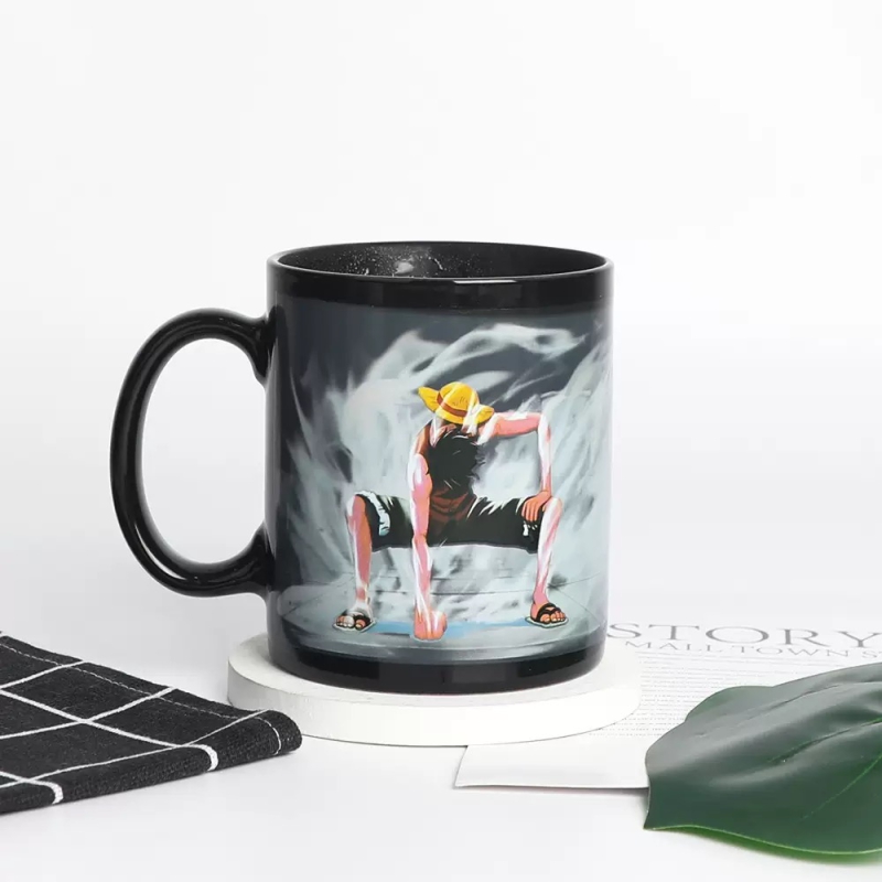 Wholesale Customized Minimalist Design Sublimation Color Change Ceramic Magic Mug Coffee Cup