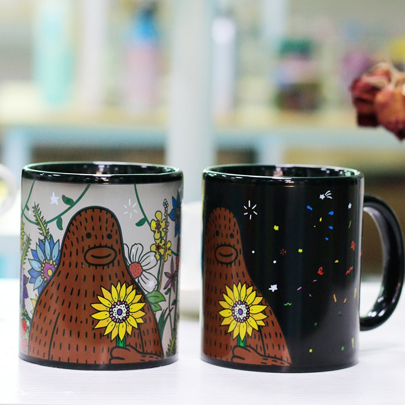 Custom Design Change Color Mug Changing Ceramic Coffee Mug
