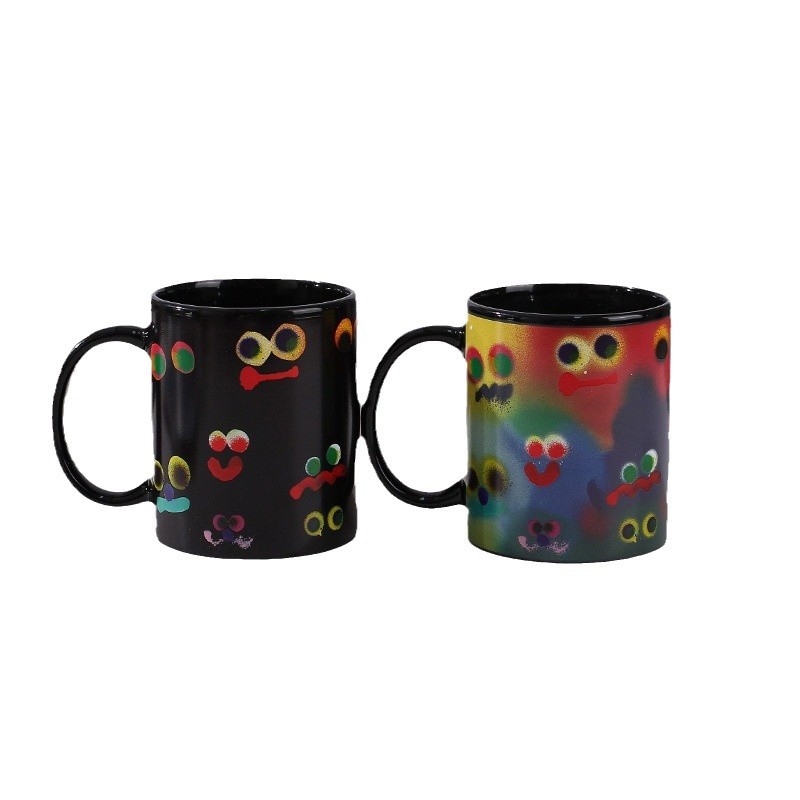 Custom Sublimation Blank Ceramic Mug 11oz Magic Mug Color Changing Sublimation Cup