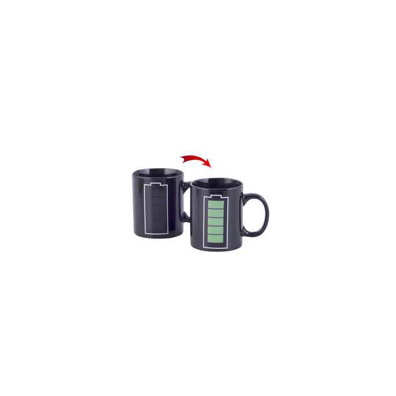 Heat Color Change Porcelain Tea Cups Black Matte Ceramic Mug Handmade With Custom Logo