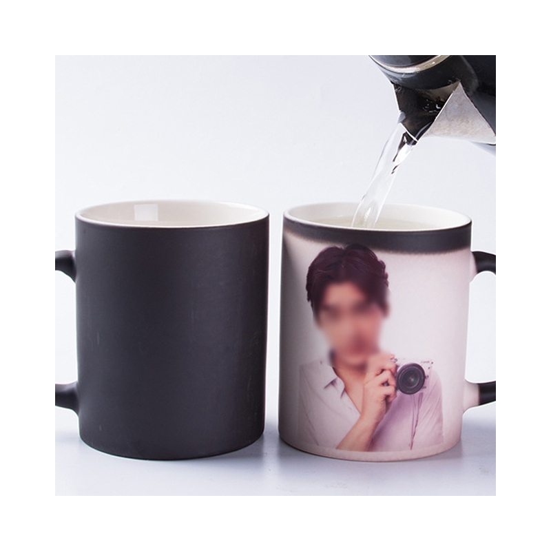 Cup Color Change Mugs Cold Water Sublimation Magic Mug With Round Shaped Handle