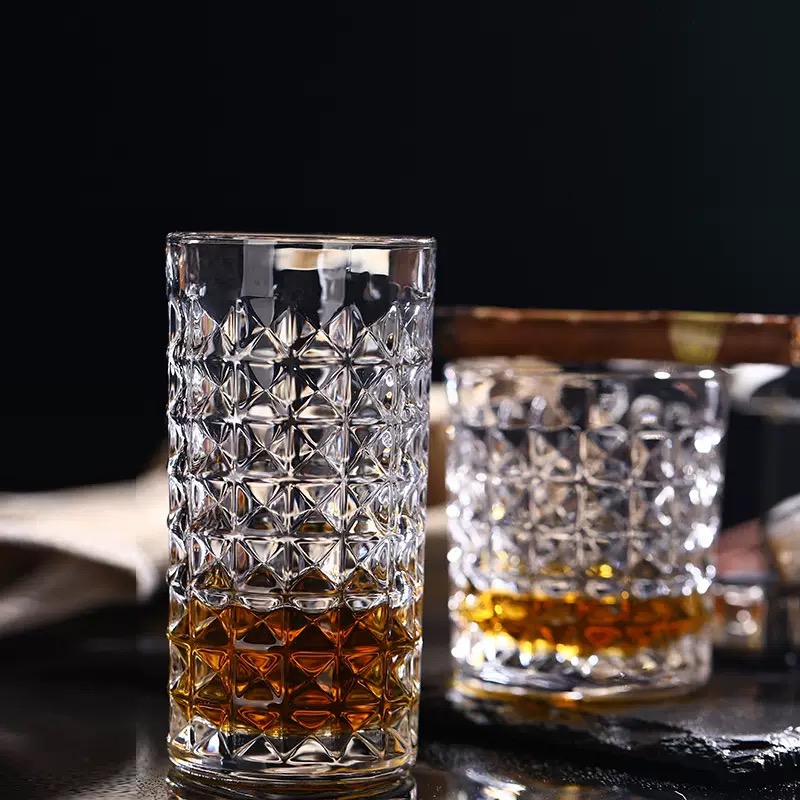 Custom Bar Drinks Glass Crystal Water Whiskey Wine Glasses