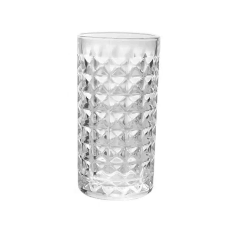  High Quality Vintage Glasses Cups  Fragile Colorful Glass Cup Custom Tall Shot Glass Golden Rim Wine Whisky Beer