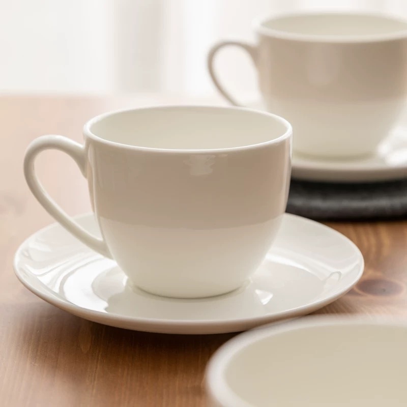 Custom Modern European Style Ceramic Coffee Cup Coffee Cup Saucer Set