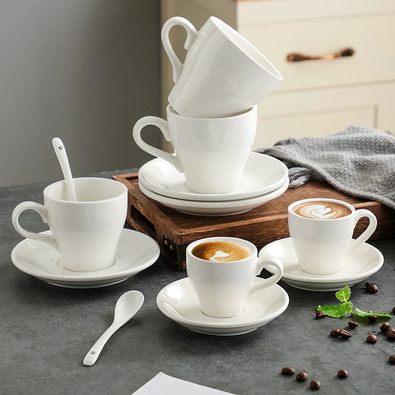 Classic Crockery Tea Cup Set Manufacturer Espresso Coffee Cup Set Elegant & Stylish Porcelain Tableware