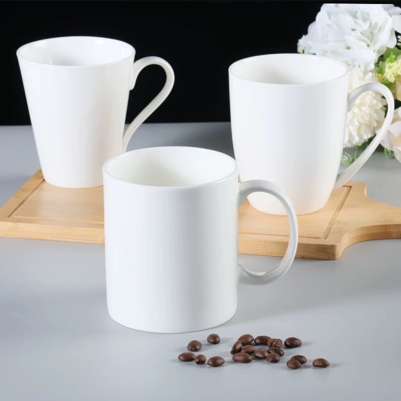 White Ceramic Mugs with Boxes Custom Logo Printing 11OZ Coffee Mug Sublimation