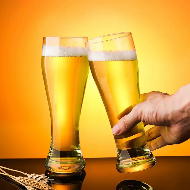 Modern Beer Glasses Custom Logo Dishwasher Safe Draft Glasses Beer