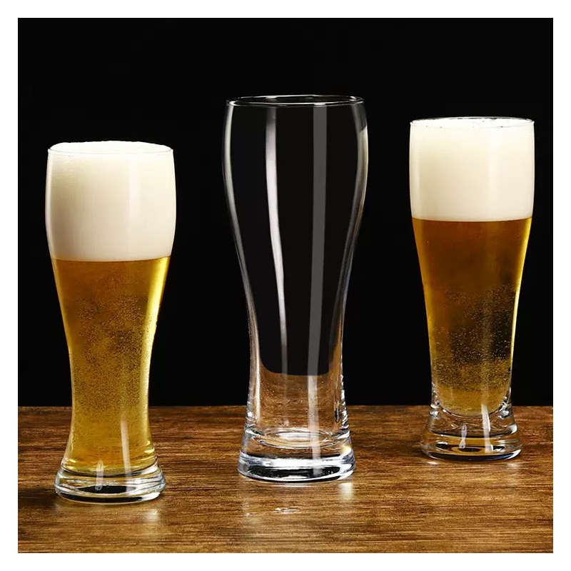Wholesale Elegant Shaped Cup Custom Beeer Glass