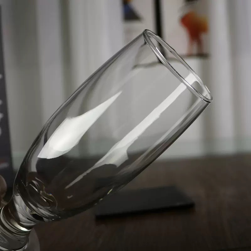 Factory Direct Custom Borosilicate Glass Pint Beer Glass Creative Transparent German Juice Crystal Craft Large Fluted Stemmed